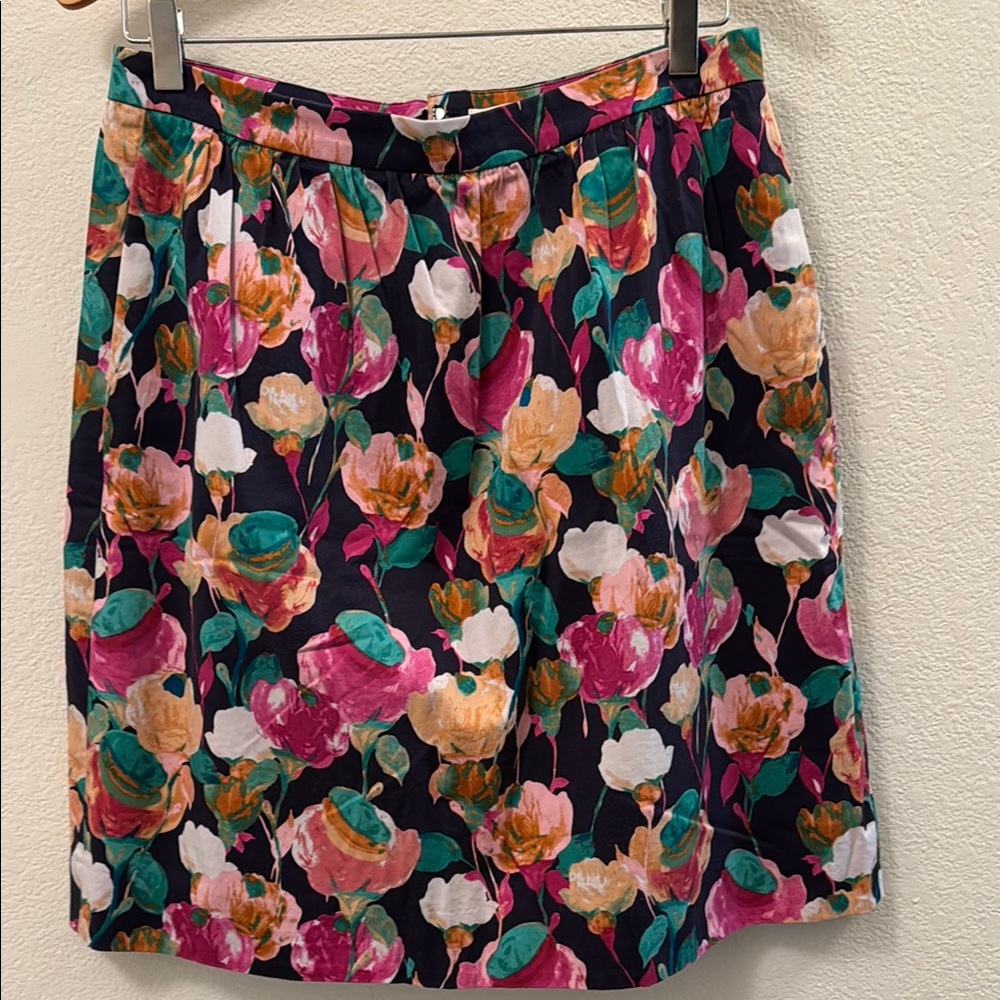 J. Crew Pink and Orange Bubble Skirt Cocktail